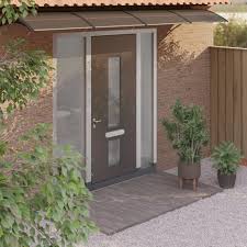 vidaXL Deurluifel 300x100 cm Zwart Polycarbonaat